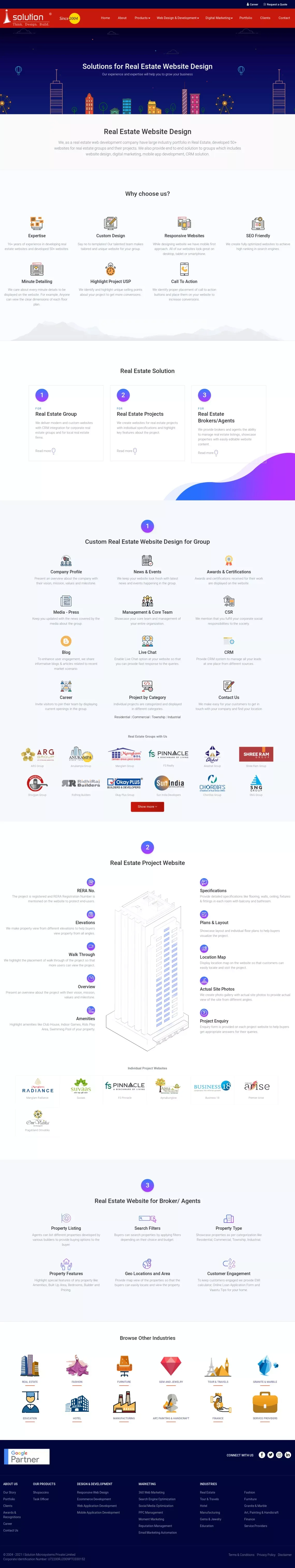 Real Estate Web Design Company | Real Estate Web Development Services - website design