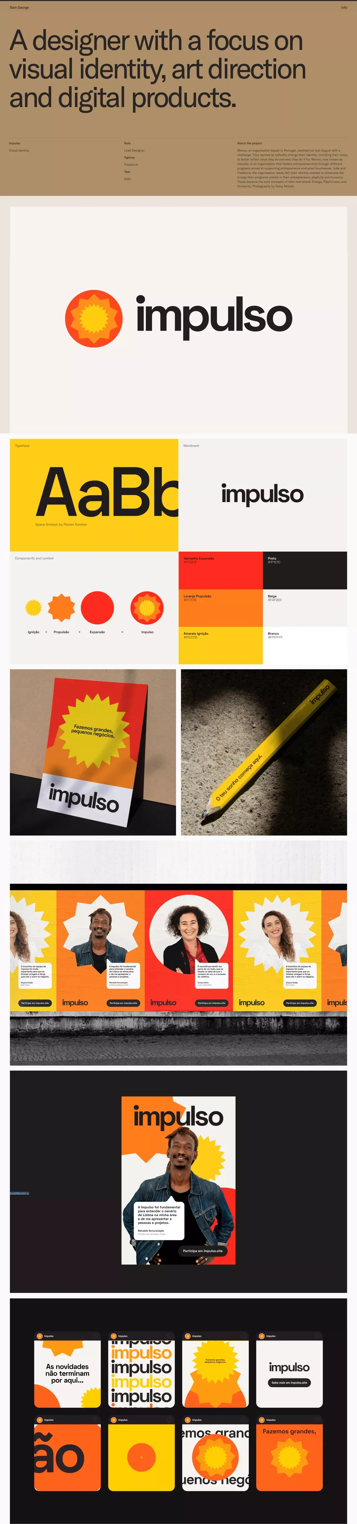 Portfolio - Sam George - Portfolio design