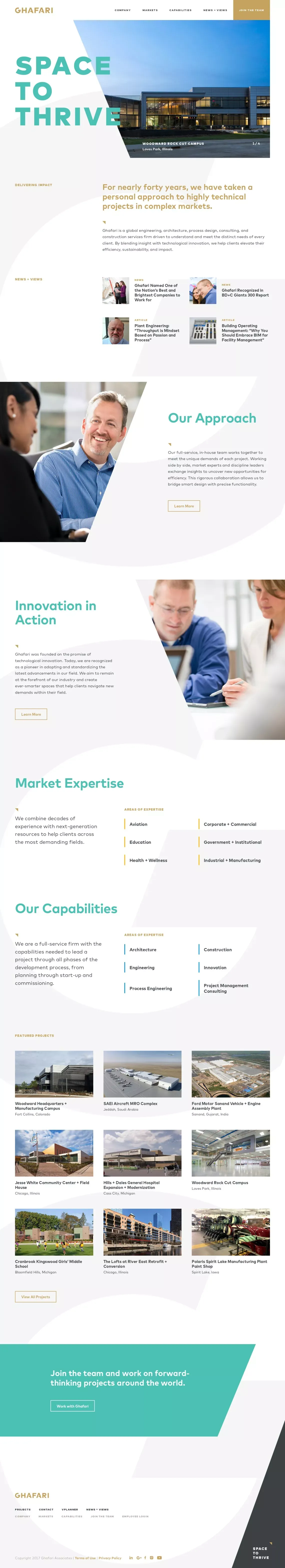 Engineering, Architecture, Process, Consulting +… | Ghafari Associates - Portfolio design