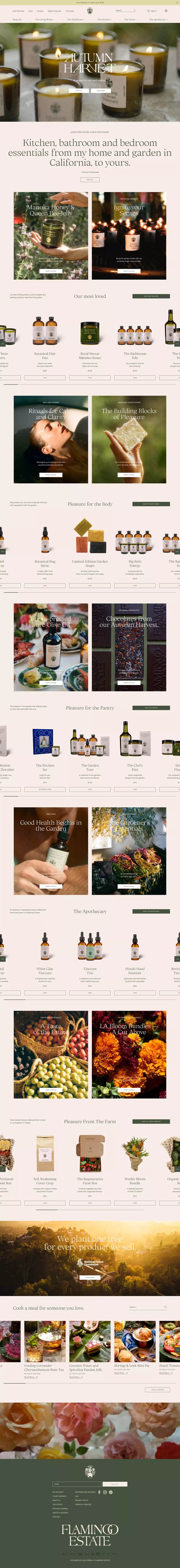 Flamingo Estate - Ecommerce design