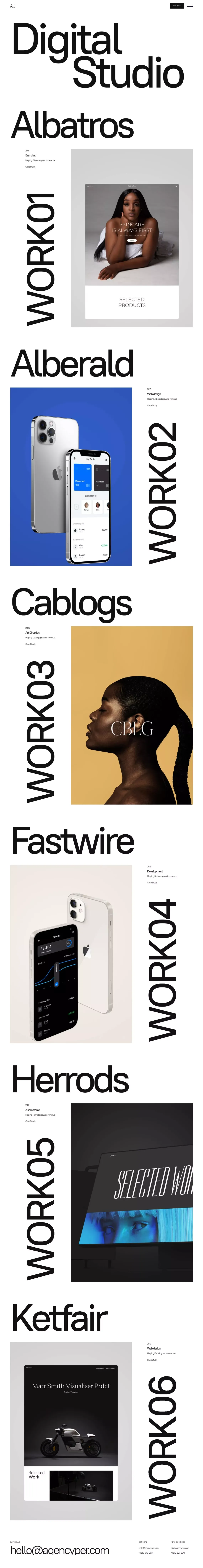 Homepage 1 - website design
