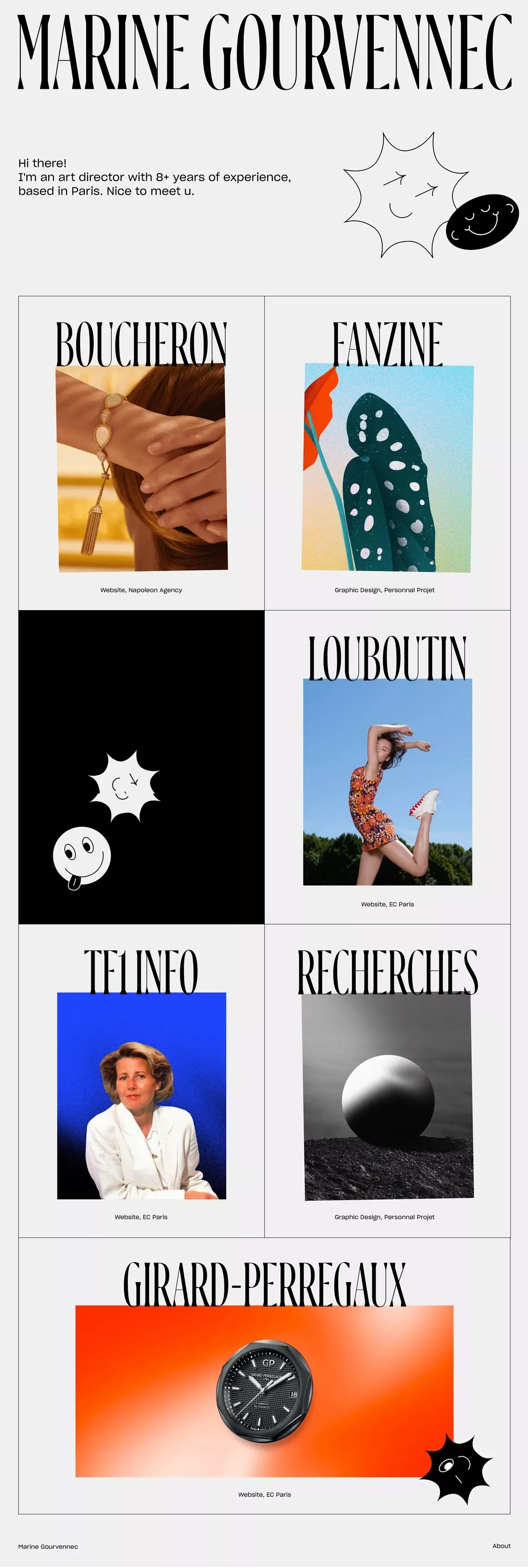 Marine Gourvennec - Portfolio design