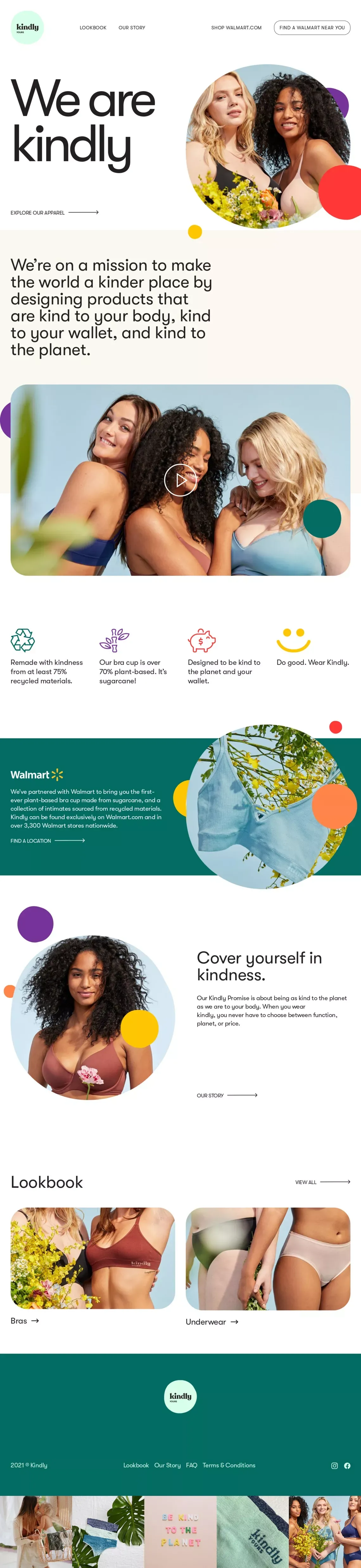 Kindly - Ecommerce design