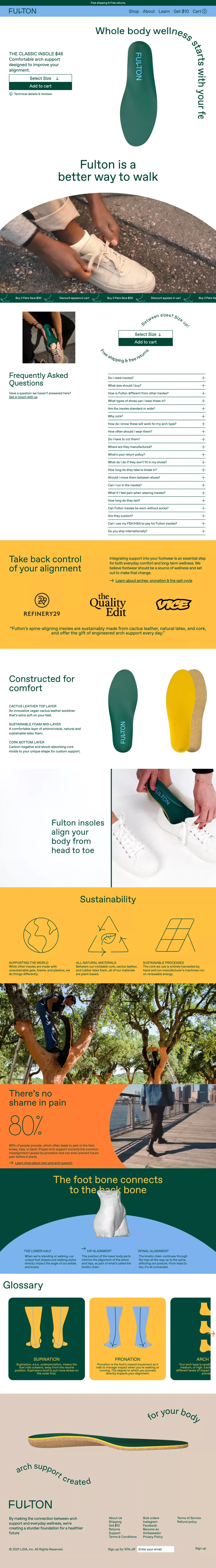 Fulton - Ecommerce design
