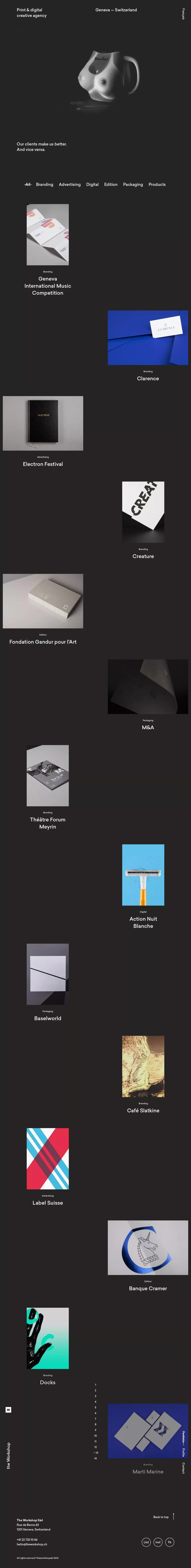 the Workshop - Portfolio design