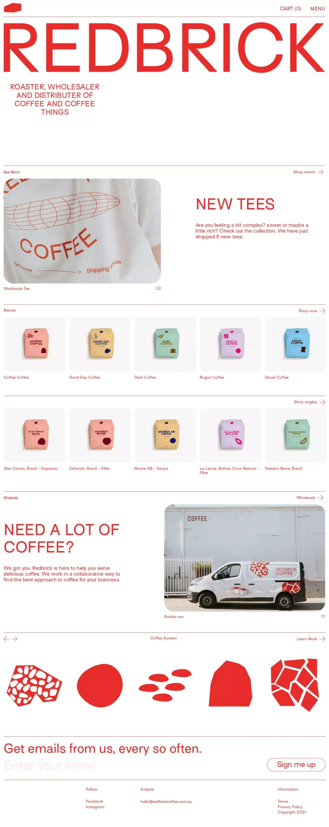 Redbrick - Ecommerce design