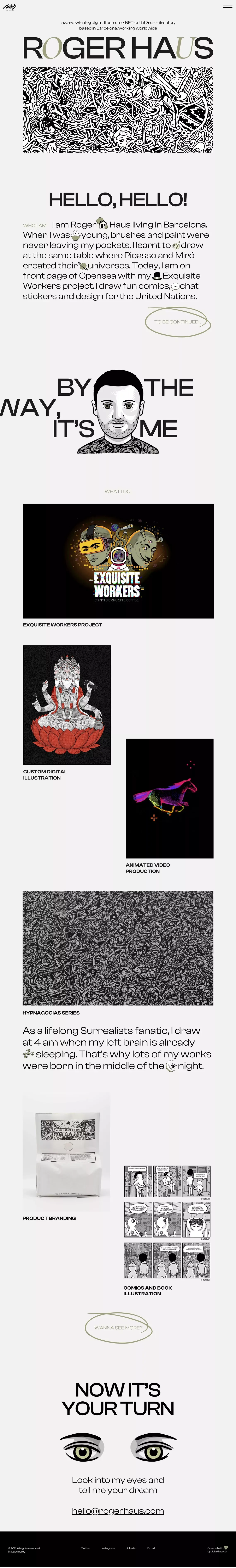 Roger Haus - Portfolio design
