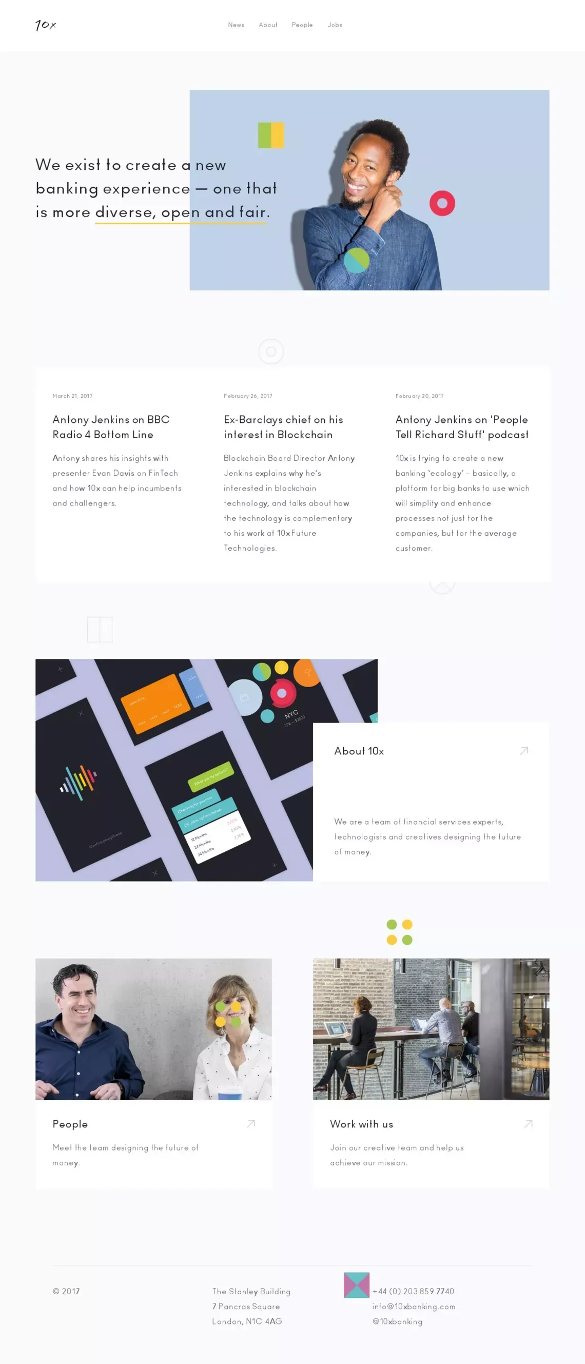 10x Banking - Portfolio design
