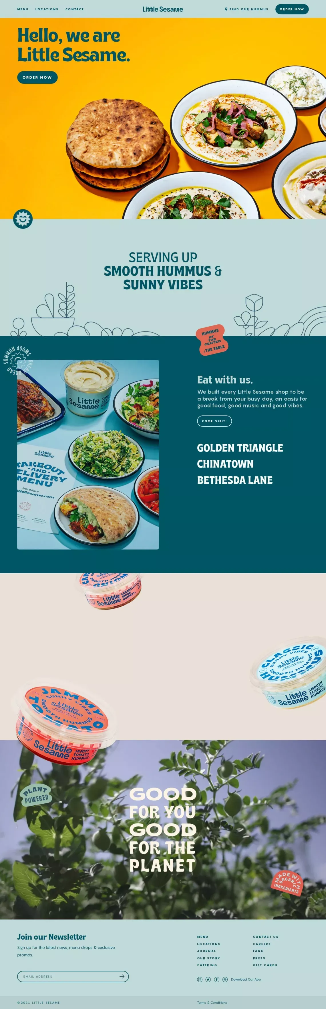 Little Sesame - website design