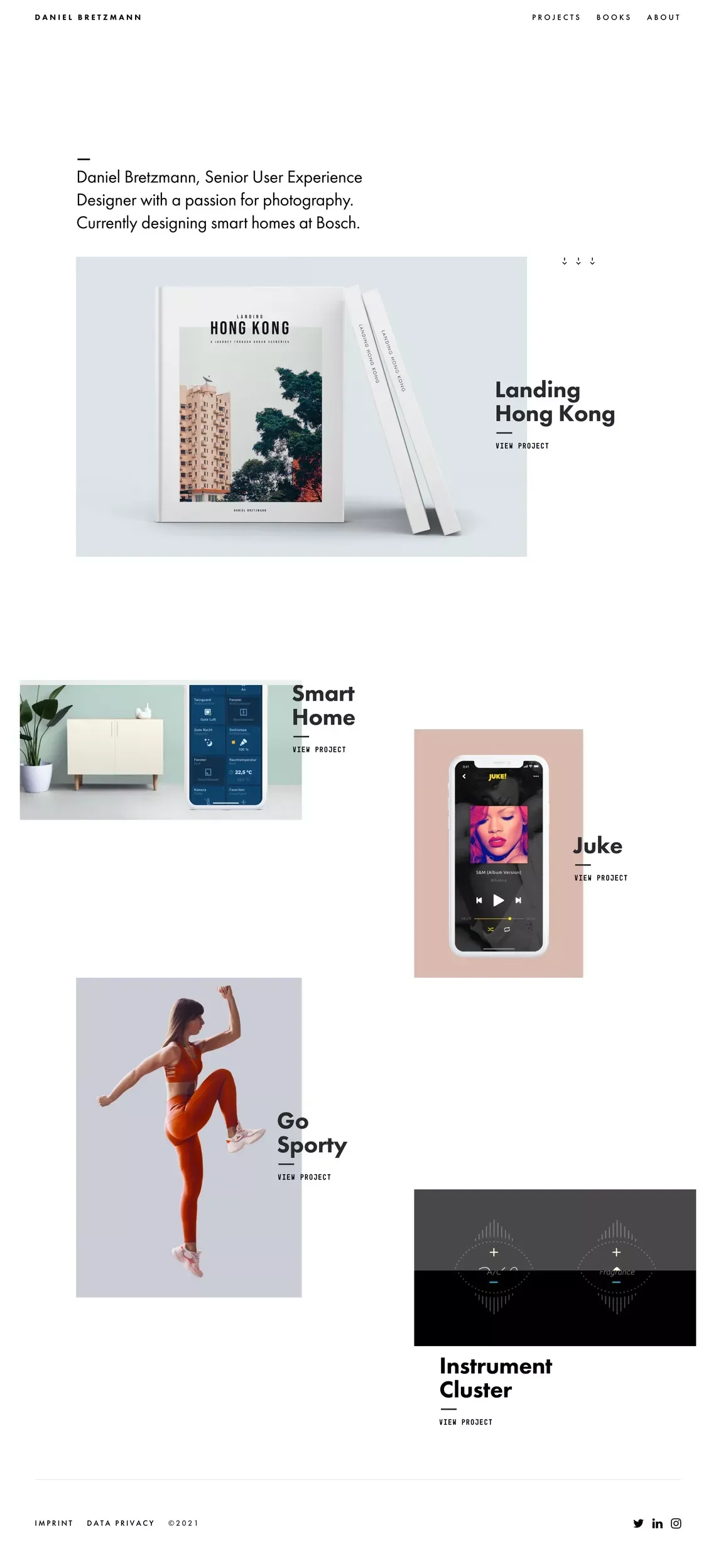 Daniel Bretzmann – User Experience Designer - Portfolio design