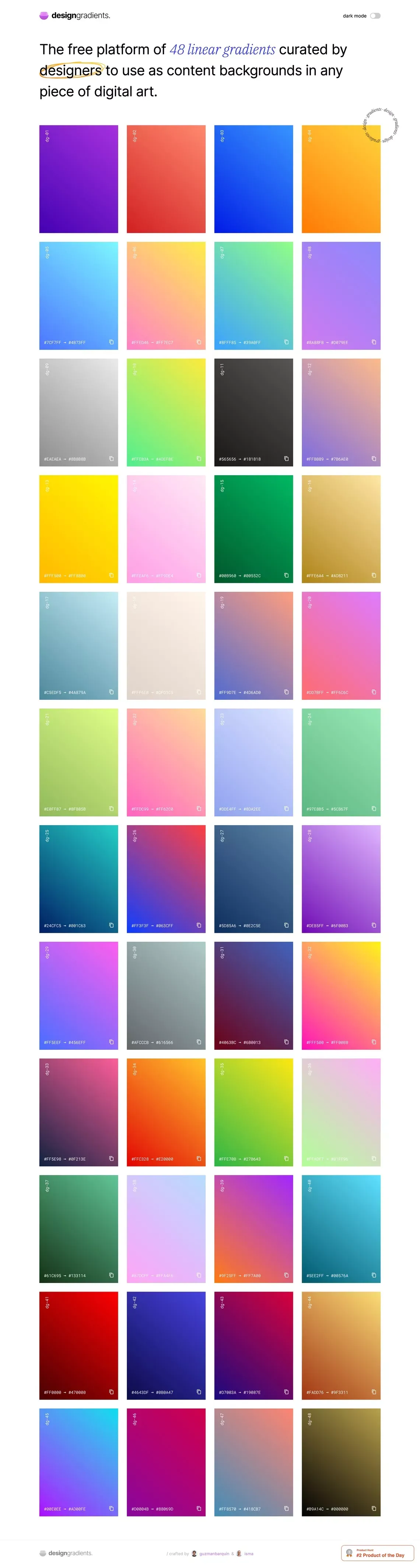 Design Gradients — designgradients.com - Other design