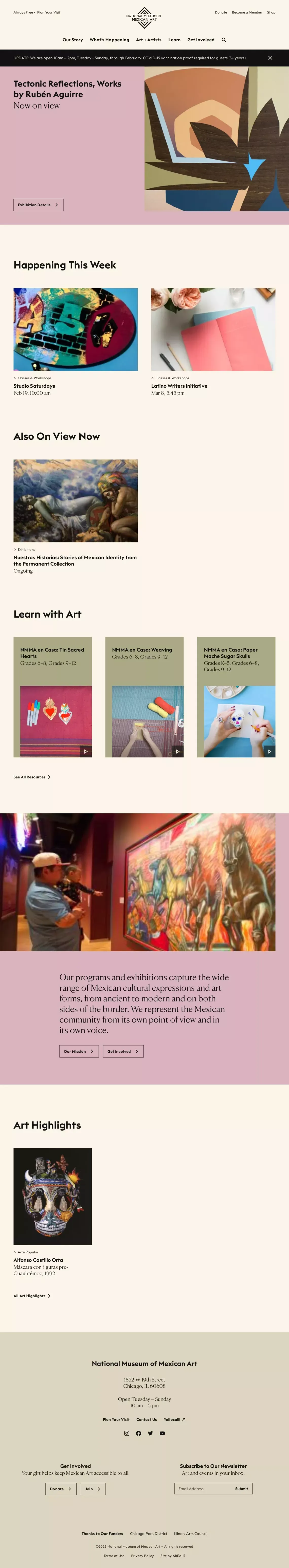 National Museum of Mexican Art, Pilsen, Chicago - Blog design