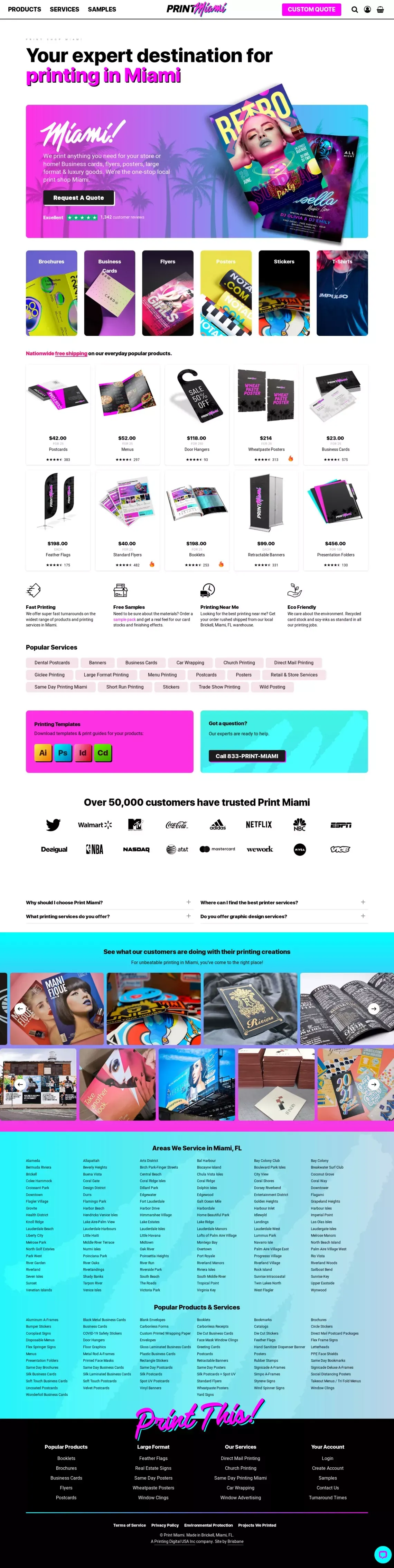 Print Shop Miami | Printing Services - Print Miami - website design