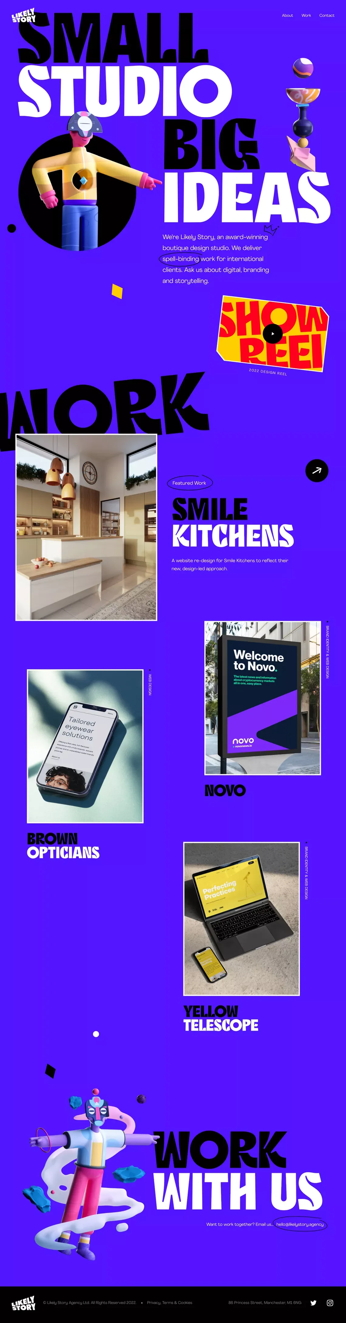 Home - Likely Story - Portfolio design