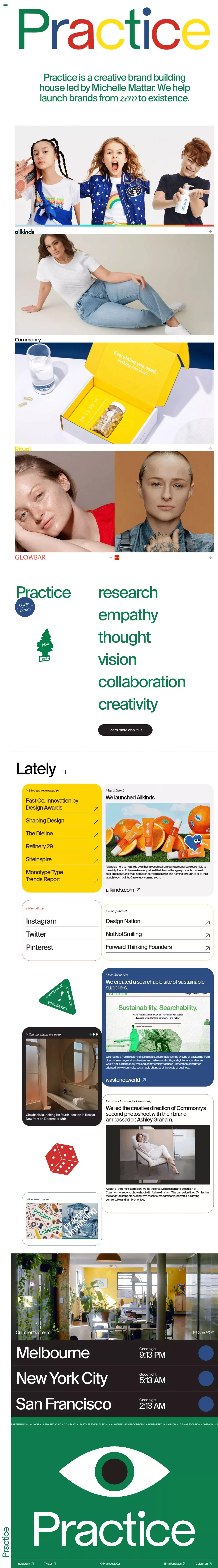 Practice - Portfolio design