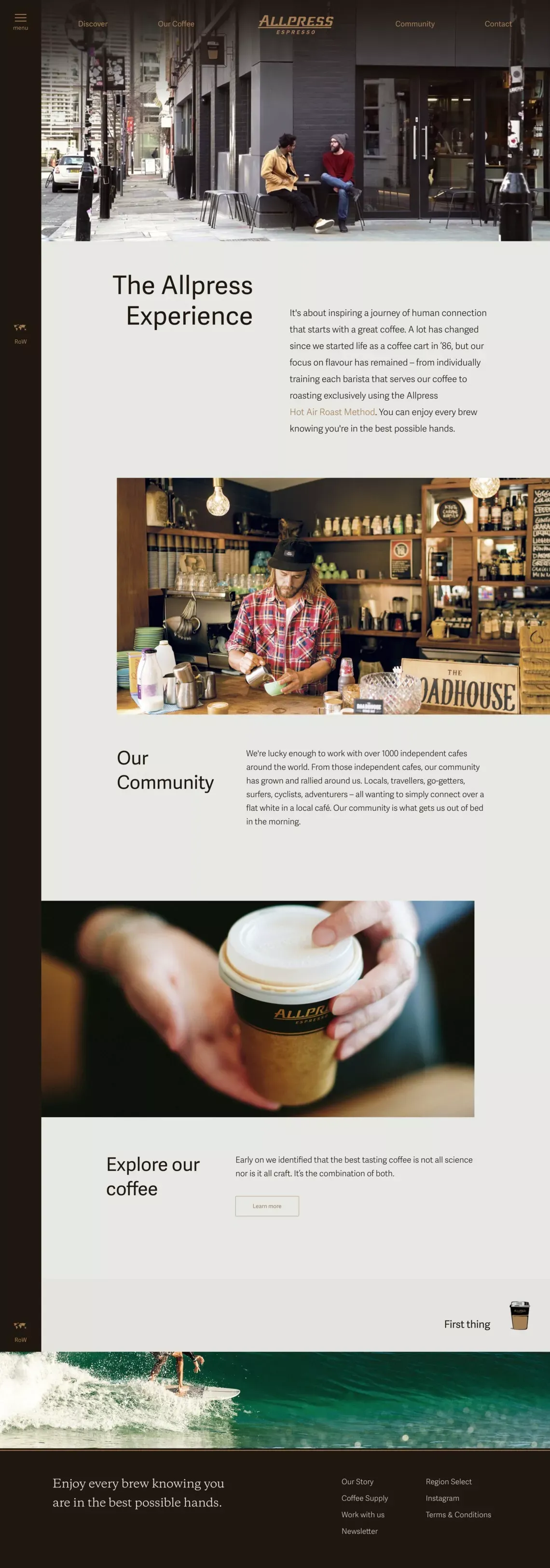 Designed for flavour - Allpress Espresso - Other design