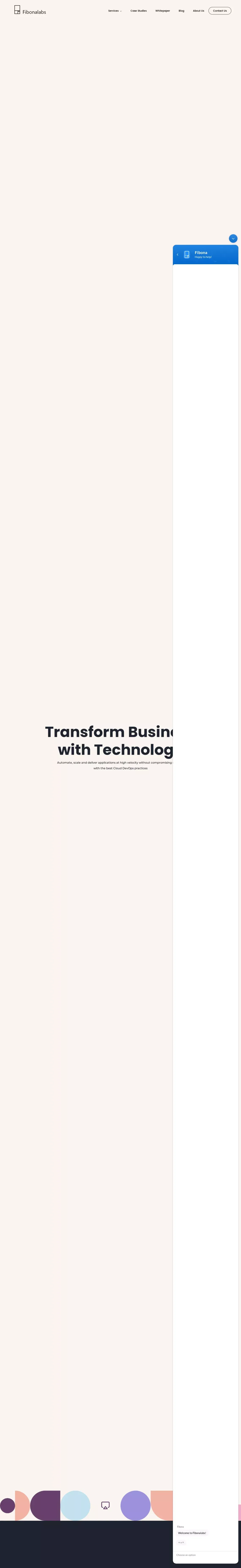 Fibonalabs: Software Product Development Company | UI UX Design Agency - website design