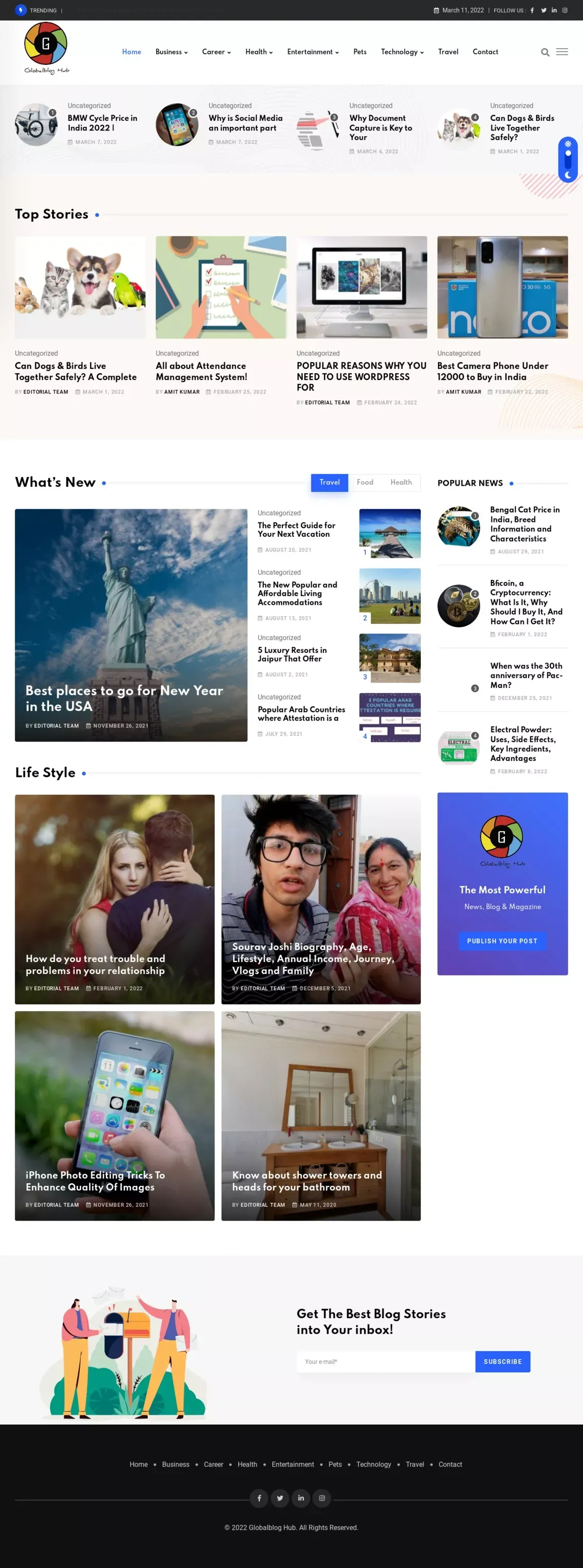 Globalblog Hub - Submit Your High Quality and Unique Articles Here - Globalblog Hub - website design
