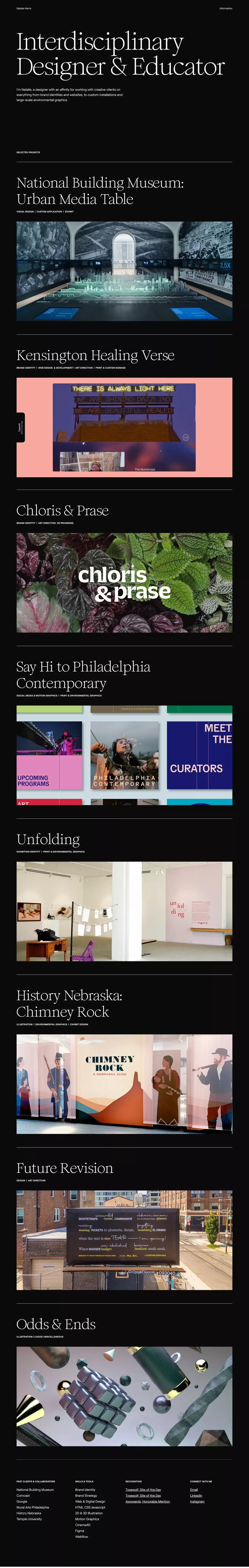 Natalie Harris | Graphic Designer - Portfolio design