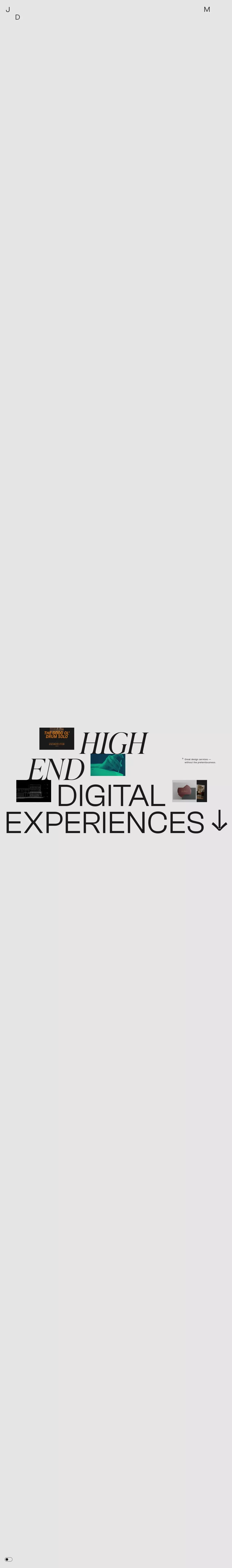 Jomor Design | High-End Digital Experiences - website design