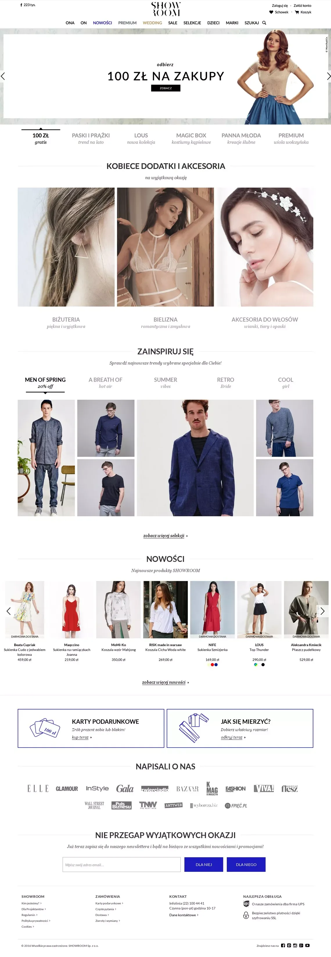 SHOWROOM | Polska moda online - Ecommerce design