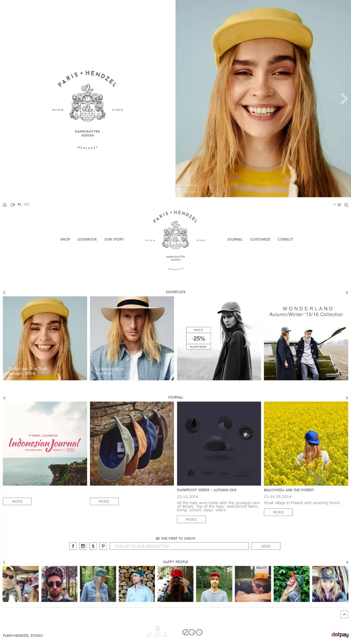 Main - 5 Panel hat - Ecommerce design