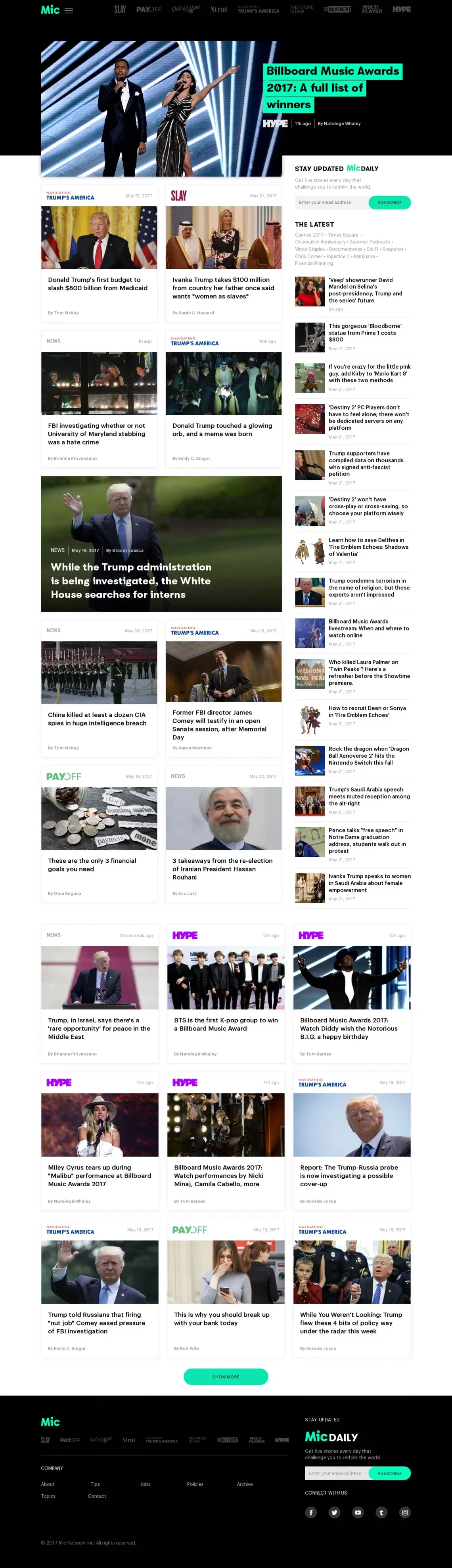 Mic | Breaking News, Opinion, Reviews, Analysis - Other design