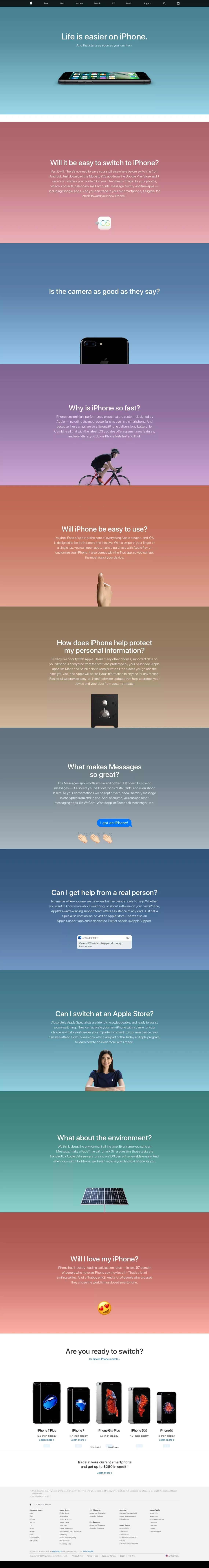 Switch from Android to iPhone - Apple - Other design