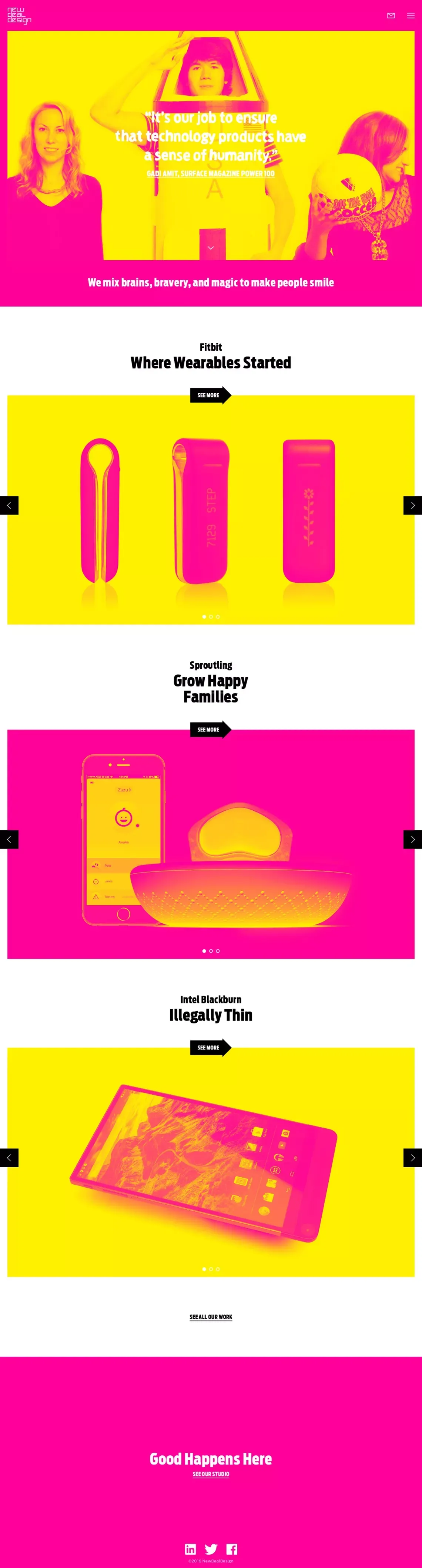 NewDealDesign - Portfolio design