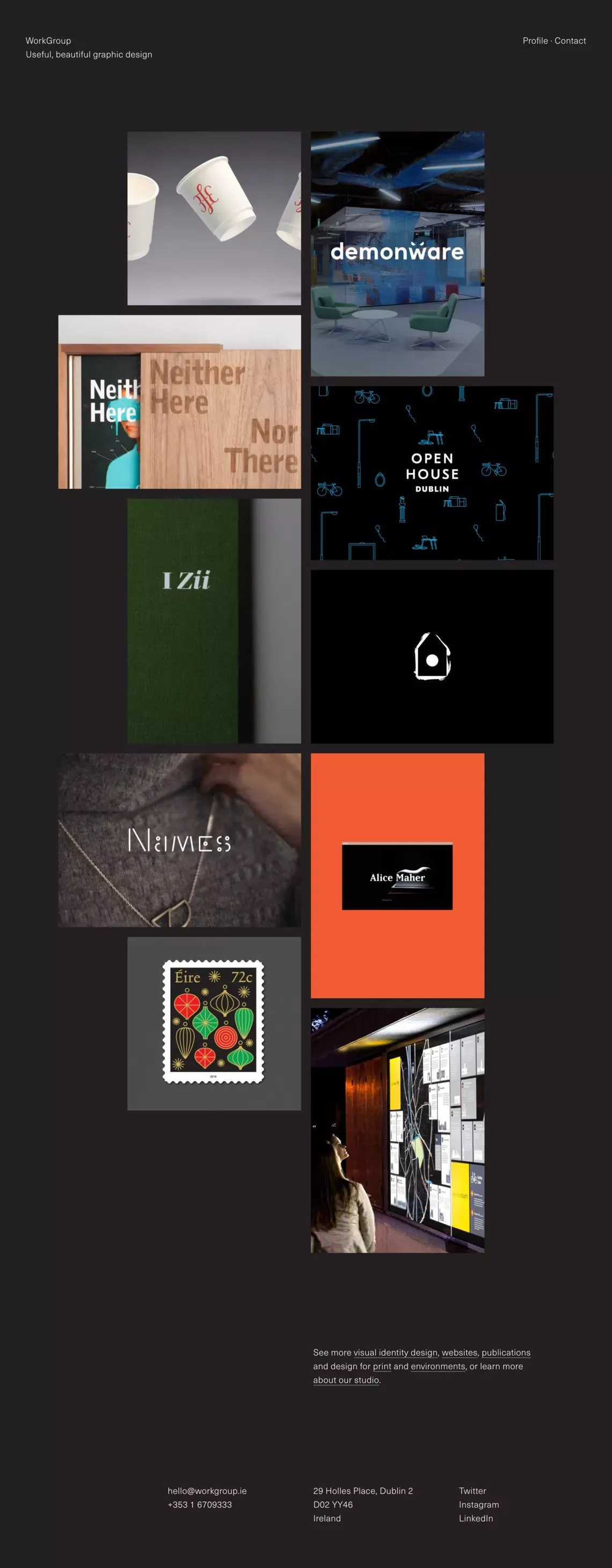 WorkGroup - Portfolio design