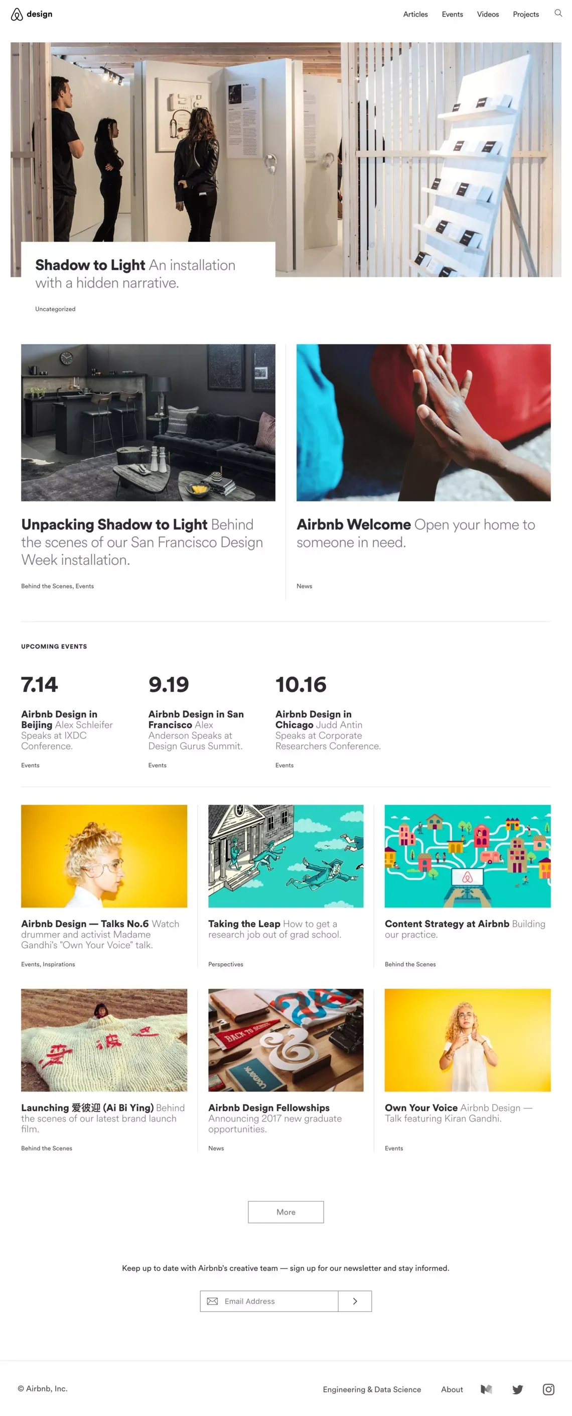 Airbnb Design – A behind-the-scenes look at our design culture, process, learnings, and storytelling. - Blog design
