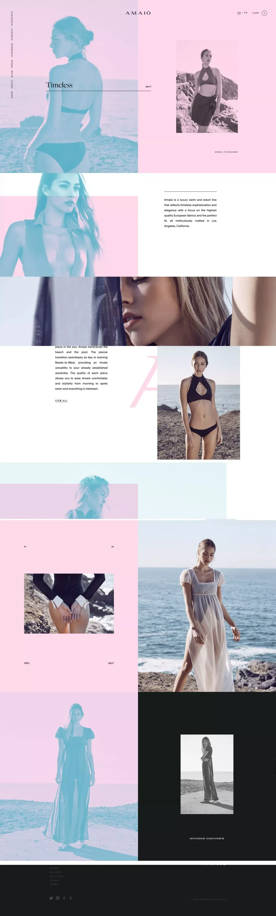 Amaiò - Ecommerce design