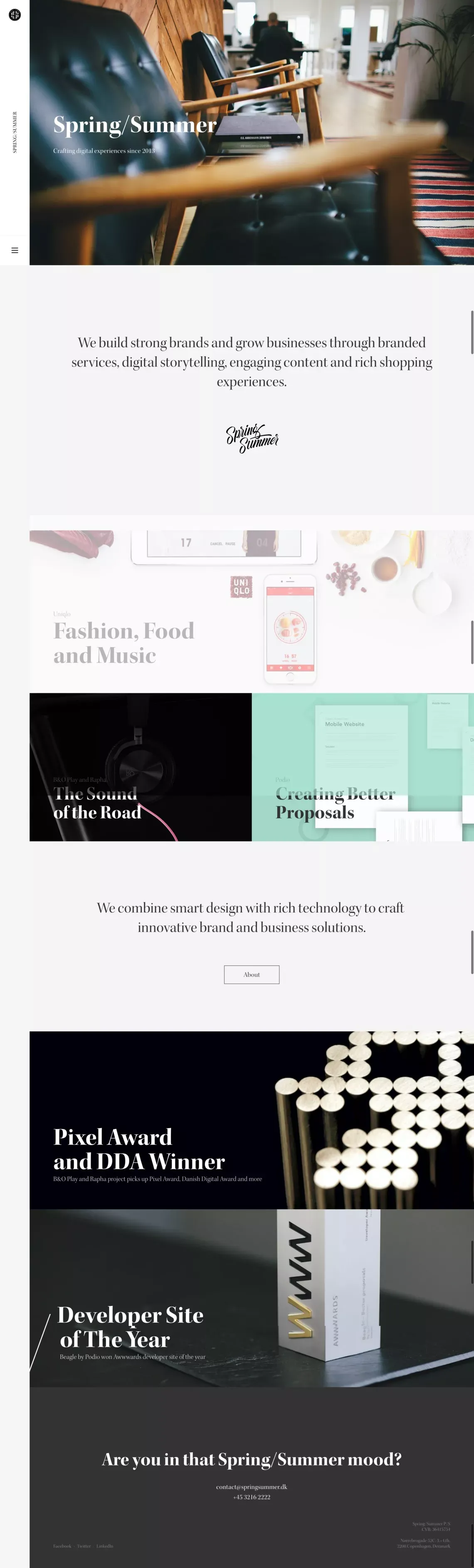 Spring/Summer - Portfolio design