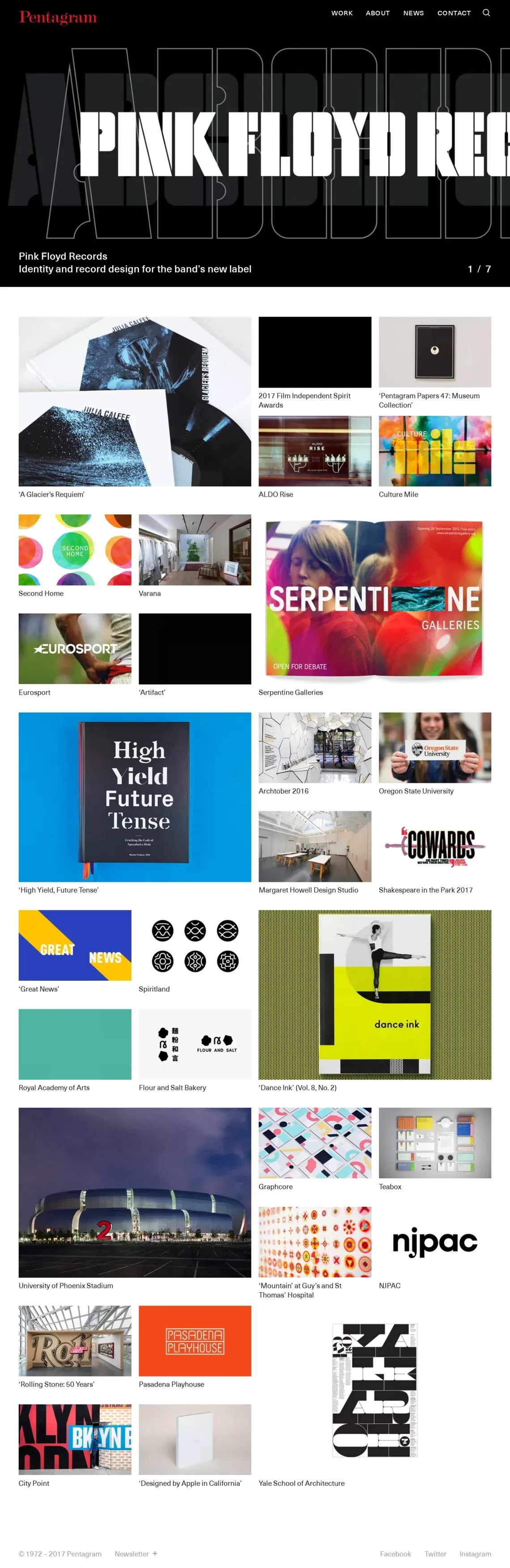 Pentagram | the world’s largest independent design consultancy - Portfolio design