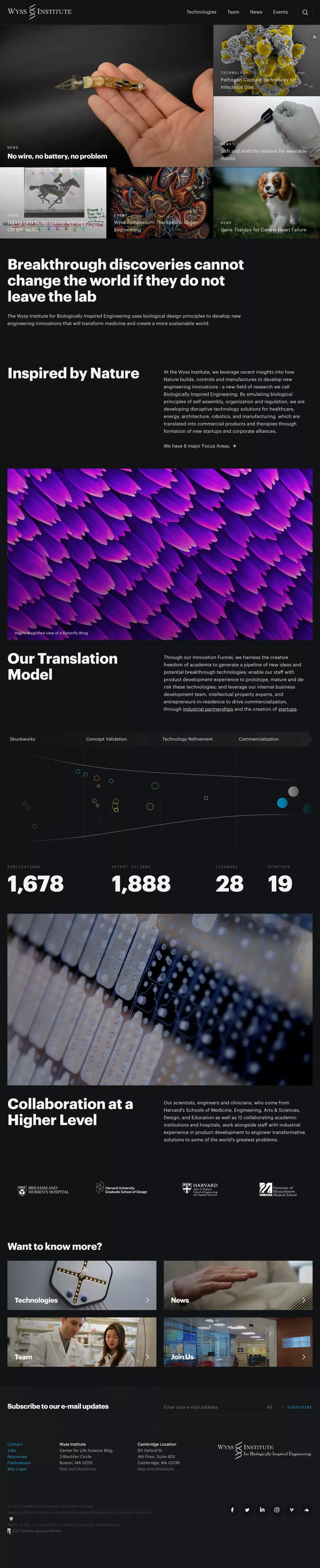 Wyss Institute | Wyss Institute at Harvard - Other design