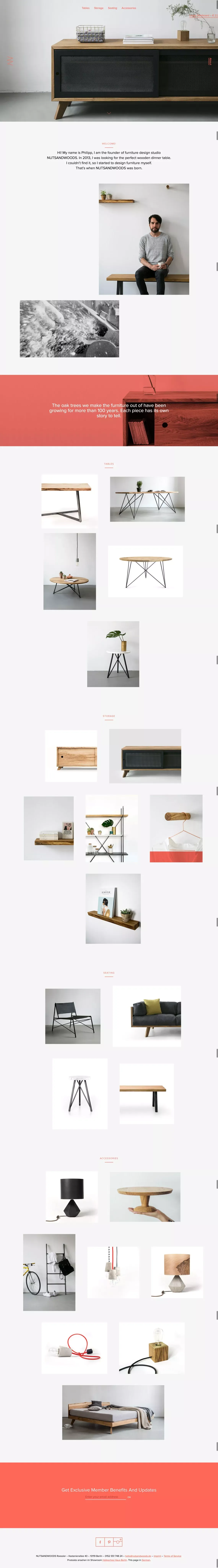 NUTSANDWOODS - Portfolio design