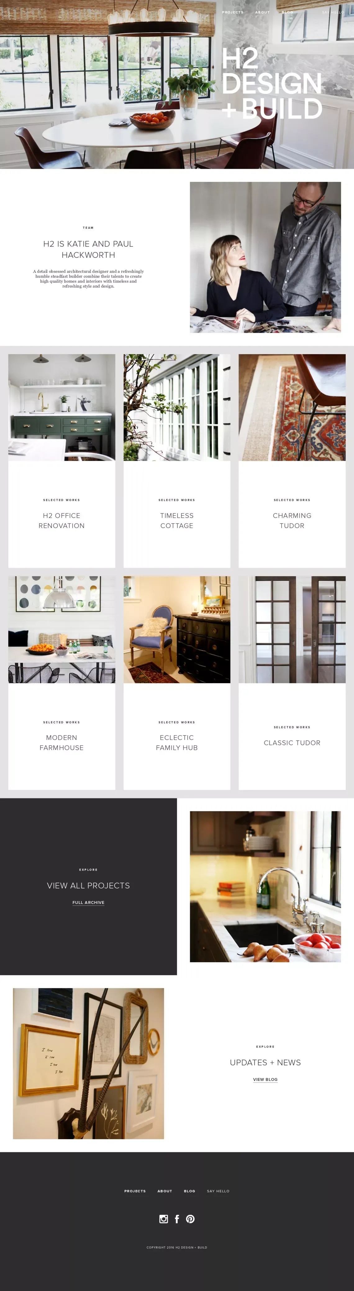 H2 Design + BuildH2 Design + Build - Portfolio design