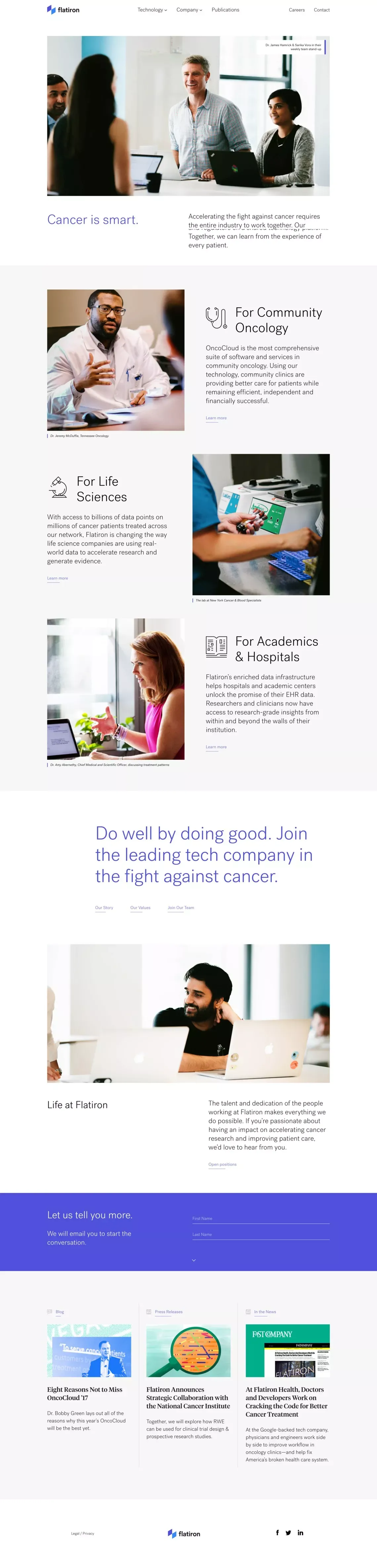 Flatiron Health - Other design