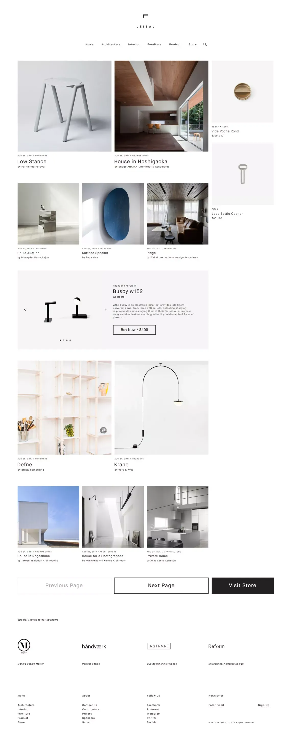 KITT Desk | Leibal - Ecommerce design