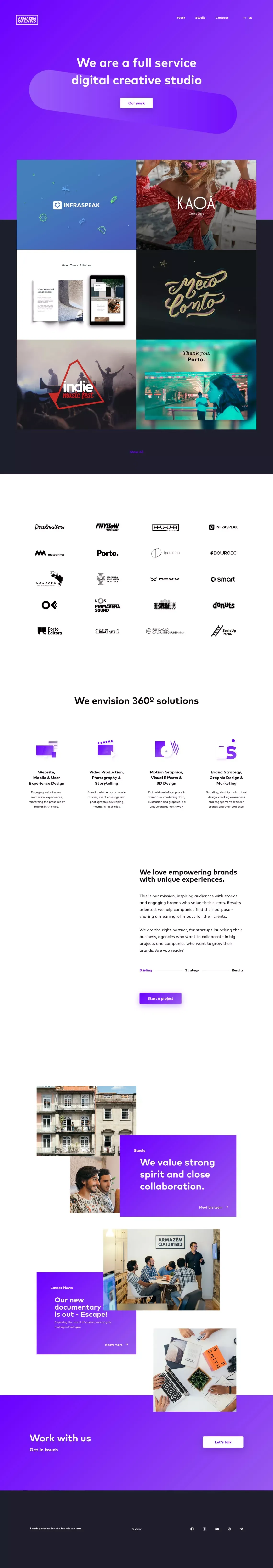 Armazém Criativo | Digital Creative Studio - Portfolio design