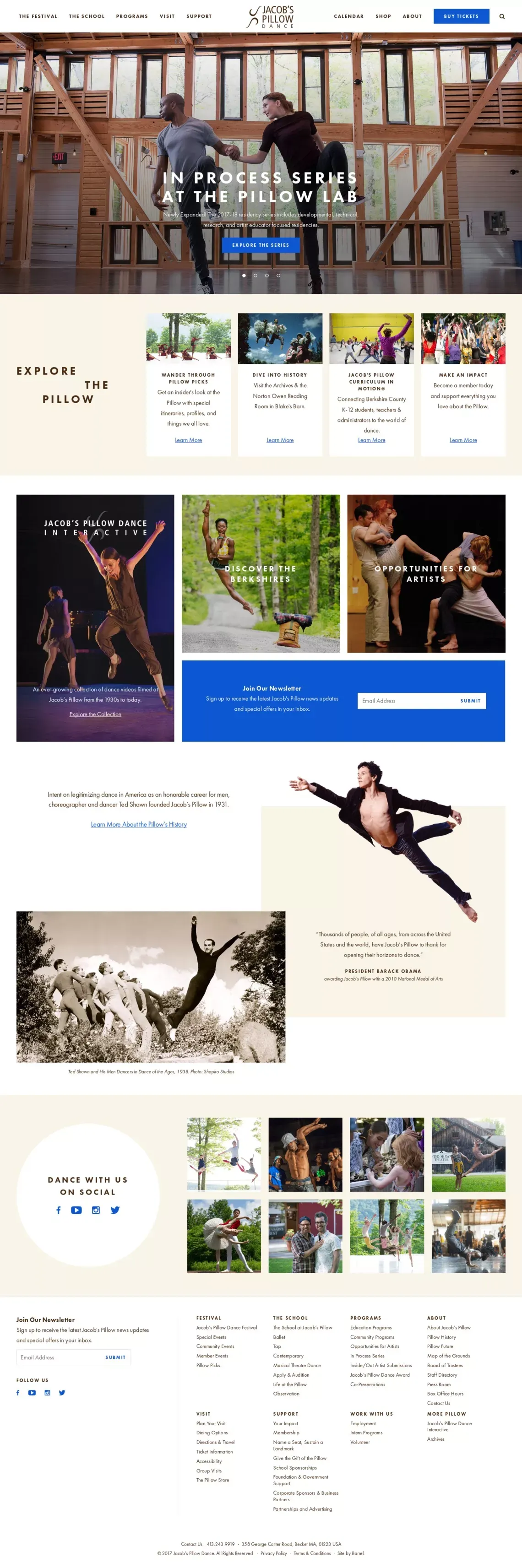 Jacob's Pillow Dance - Other design