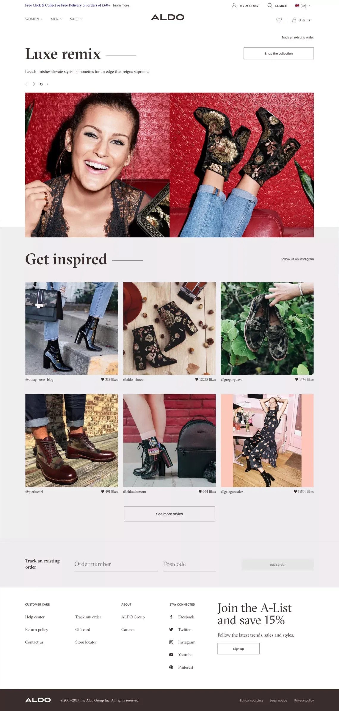 Aldoshoes.com | ALDO Canada - Ecommerce design