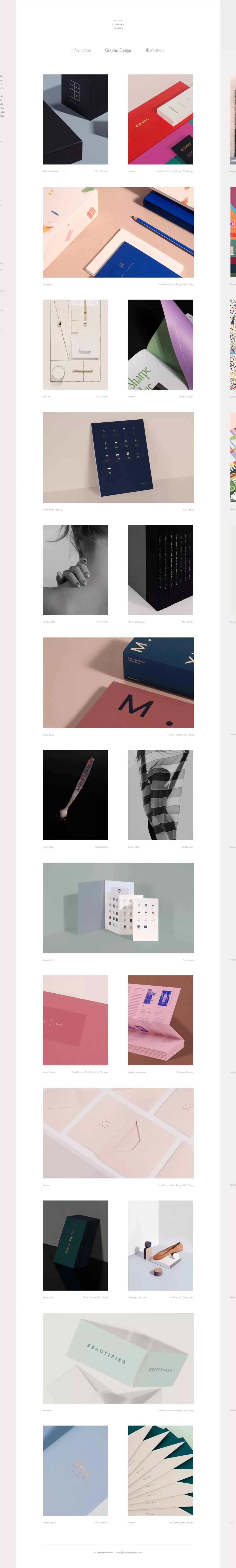 Lotta Nieminen - Portfolio design
