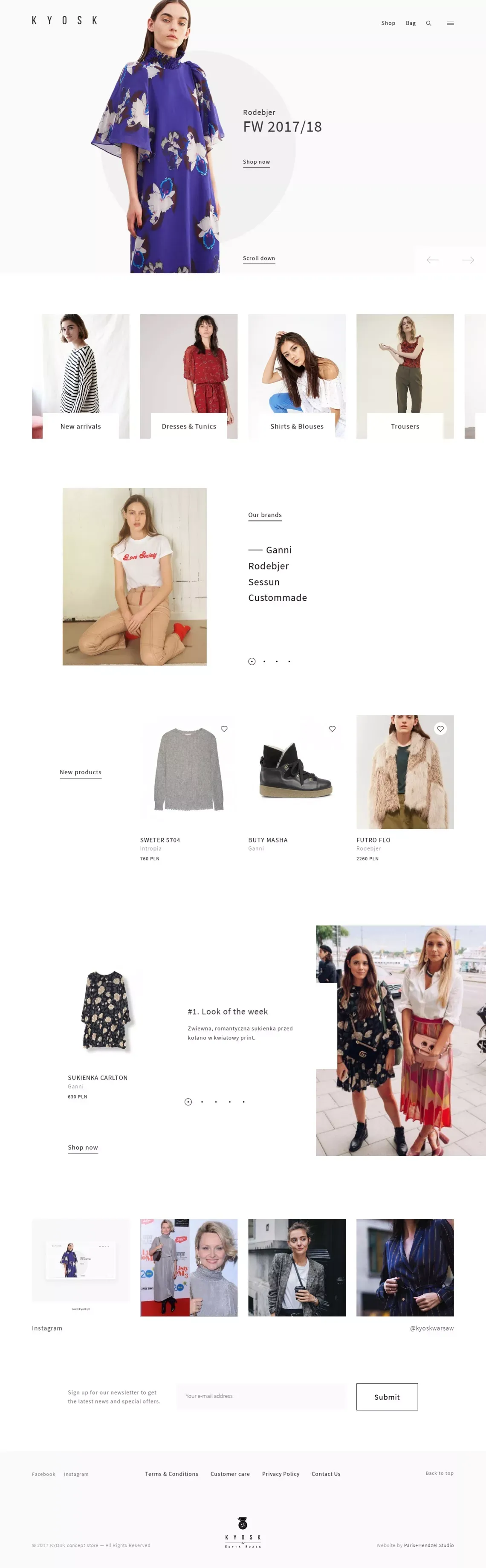 Kyosk – Kyosk store - Ecommerce design