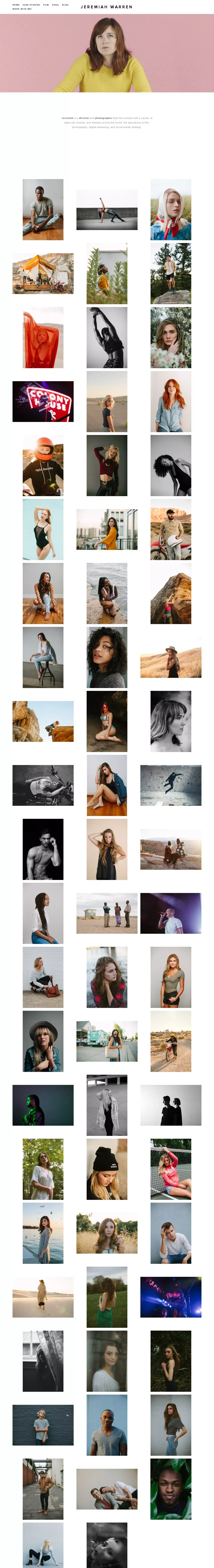 Jeremiah Warren - Portfolio design