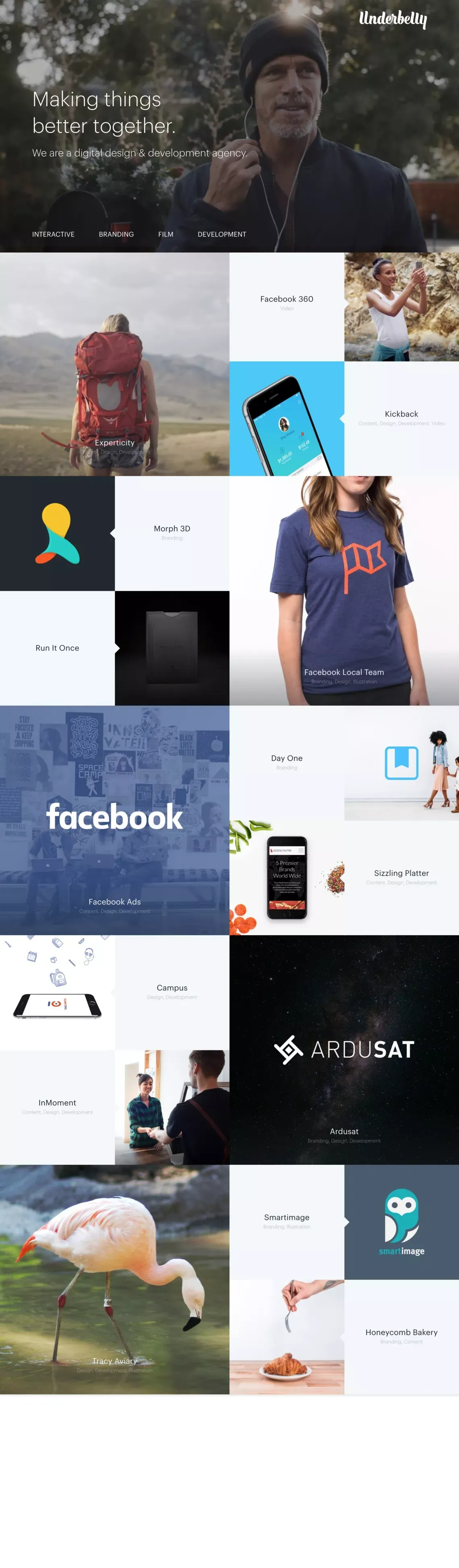 Home | Underbelly Creative - Portfolio design