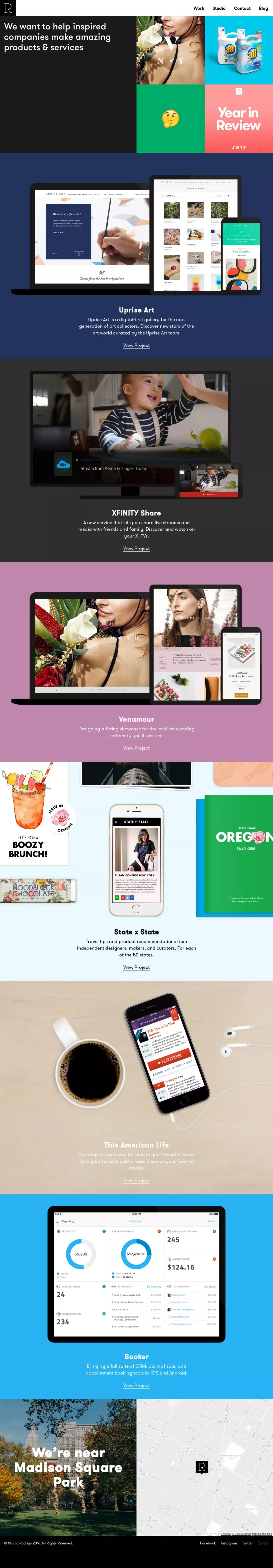 Studio Rodrigo | Studio Rodrigo is an independent design studio, based in New York City - Portfolio design