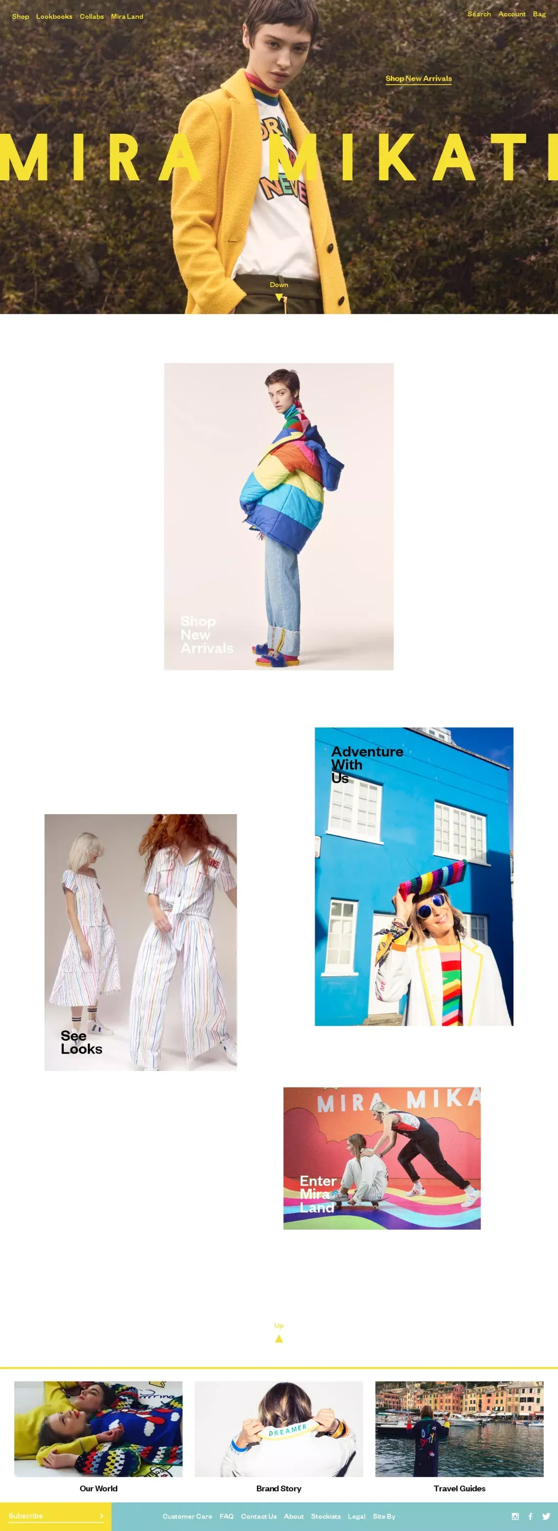 Mira Mikati - Ecommerce design