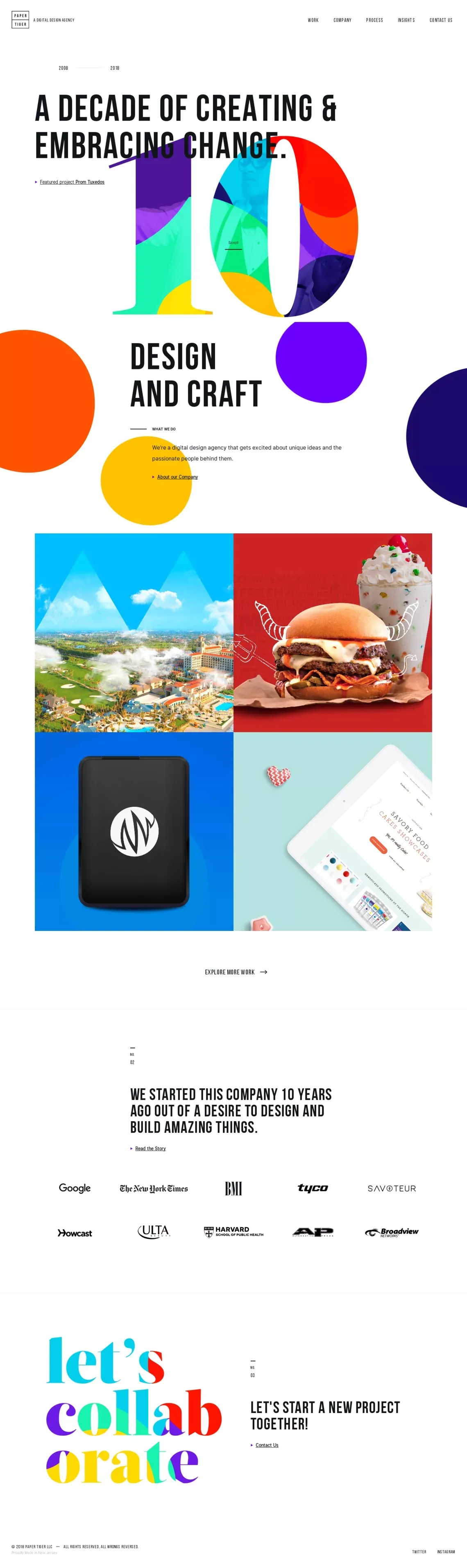 Home | Paper Tiger - Portfolio design
