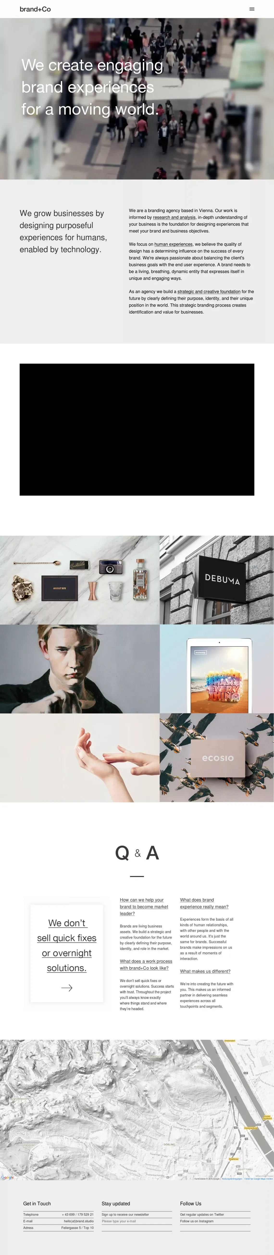 brand+Co – Branding Agentur Wien - Portfolio design
